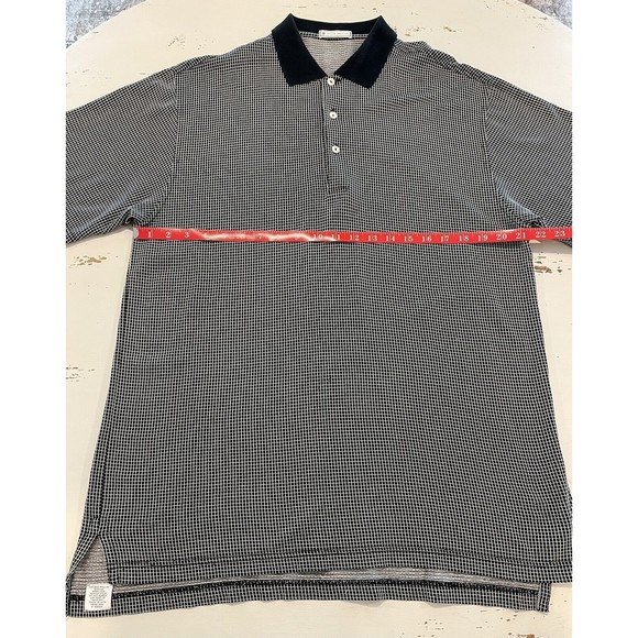 Peter Millar Graph Polo Short Sleeve Shirt Medium Golf Athletic Men M Golfer - Picture 3 of 11